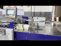 550T Macchina di piegatura di carta a piegatura incrociata di grande formato per libretti