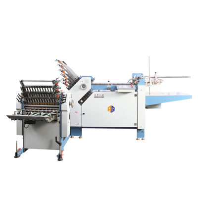 Piegatrice elettronica industriale della carta A3 automatica con la ruota di aspirazione di tre fori
