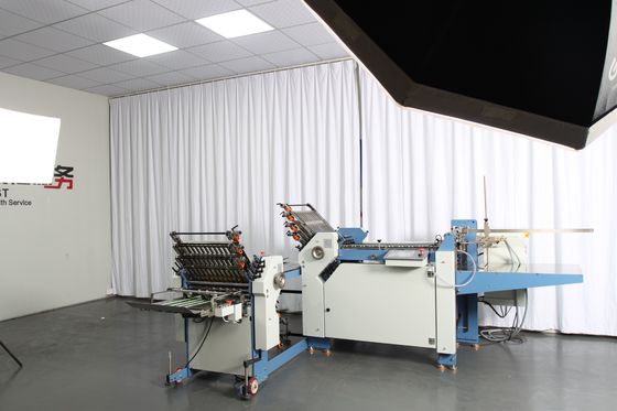 Piegatrice di carta automatica 380V del popolare trasversale per la fabbricazione del libretto
