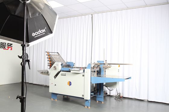 piegatrice di carta industriale A3 di 480mm con un piatto di 12 fermagli
