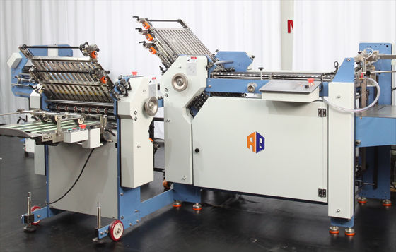 Tipo di azionamento di carta dell'ingranaggio di larghezza della piegatrice 480mm dell'opuscolo ad alta velocità