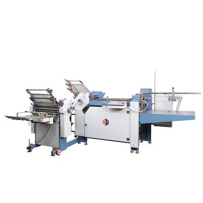 PLC controllata macchina automatica di piegatura della carta flessibile con interfaccia di controllo touch screen