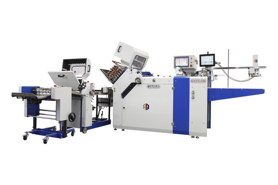 Macchina per piegare carta a grande formato a velocità elevata 70*120mm 300gm Per volantini
