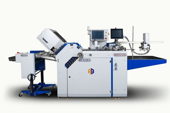 Macchina di piegatura di carta di grande formato completamente automatica per foglietti farmaceutici