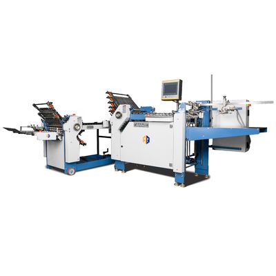 PLC Automatic Cross Fold Paper Folding Machine Gear Driving 200m/Min Attrezzature industriali