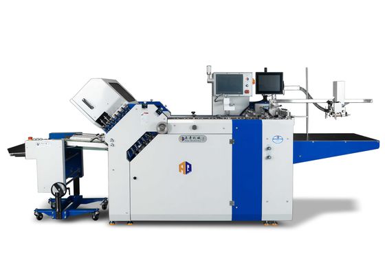 70*105mm Folding Machine per volantini farmaceutici con rilevamento a doppio foglio ad ultrasuoni
