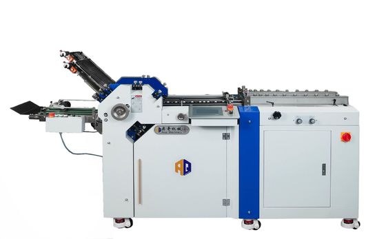 Macchina per piegare carta ad aspirazione d'aria ad alta velocità con alimentatore ad aspirazione continua