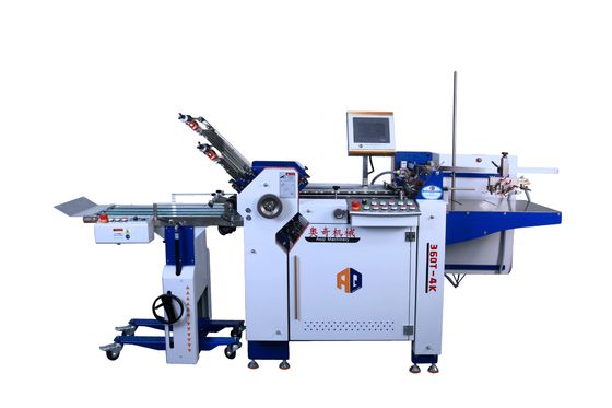 4 piegatrice di carta del piatto A4 del fermaglio automatica per industria di stampa