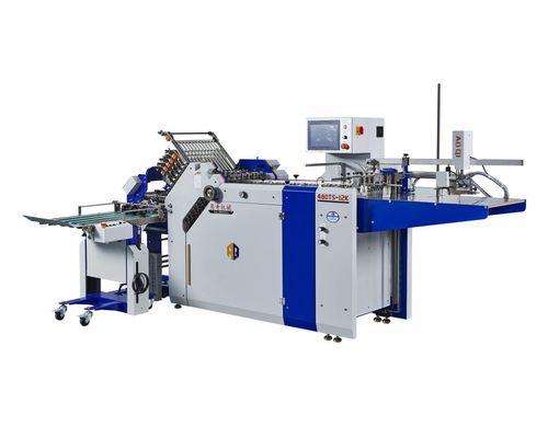 480 mm Fully Automatic Folding Machine With Cross Fold Knife For Folded Booklet Brochure