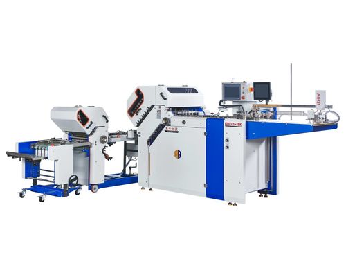 Macchina per piegare carta AOQI di grande formato 600*1000 mm con piegatura incrociata per l'industria tipografica
